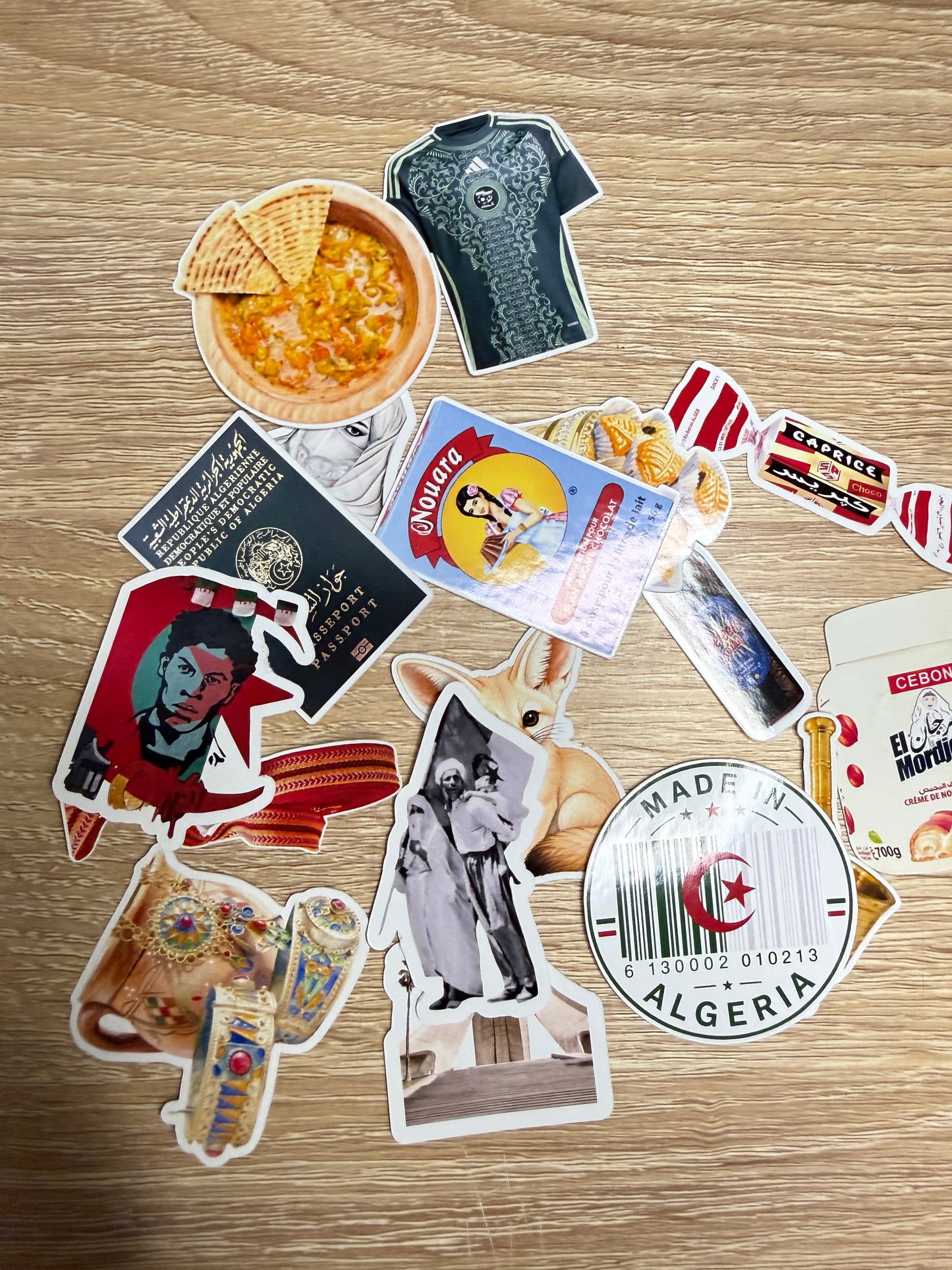 Pack 20 Stickers Algérie | Culture & Traditions