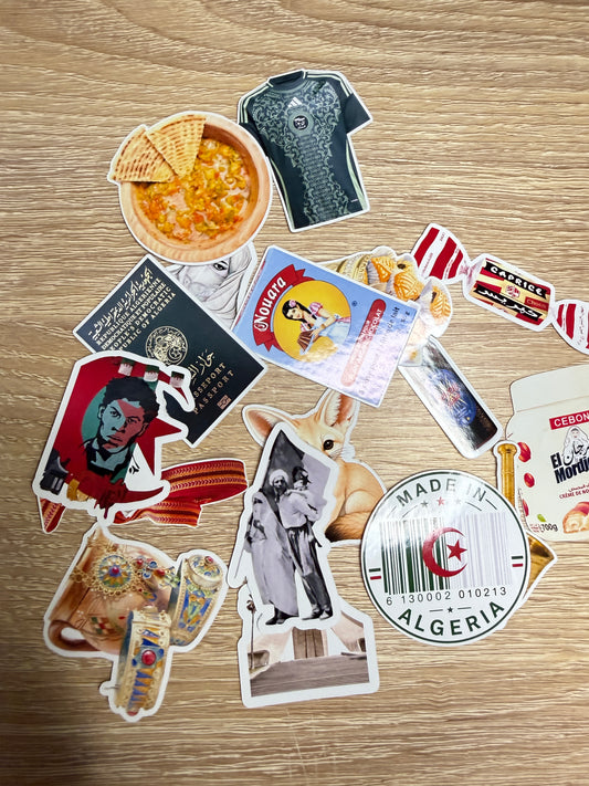 Pack 20 Stickers Algérie | Culture & Traditions