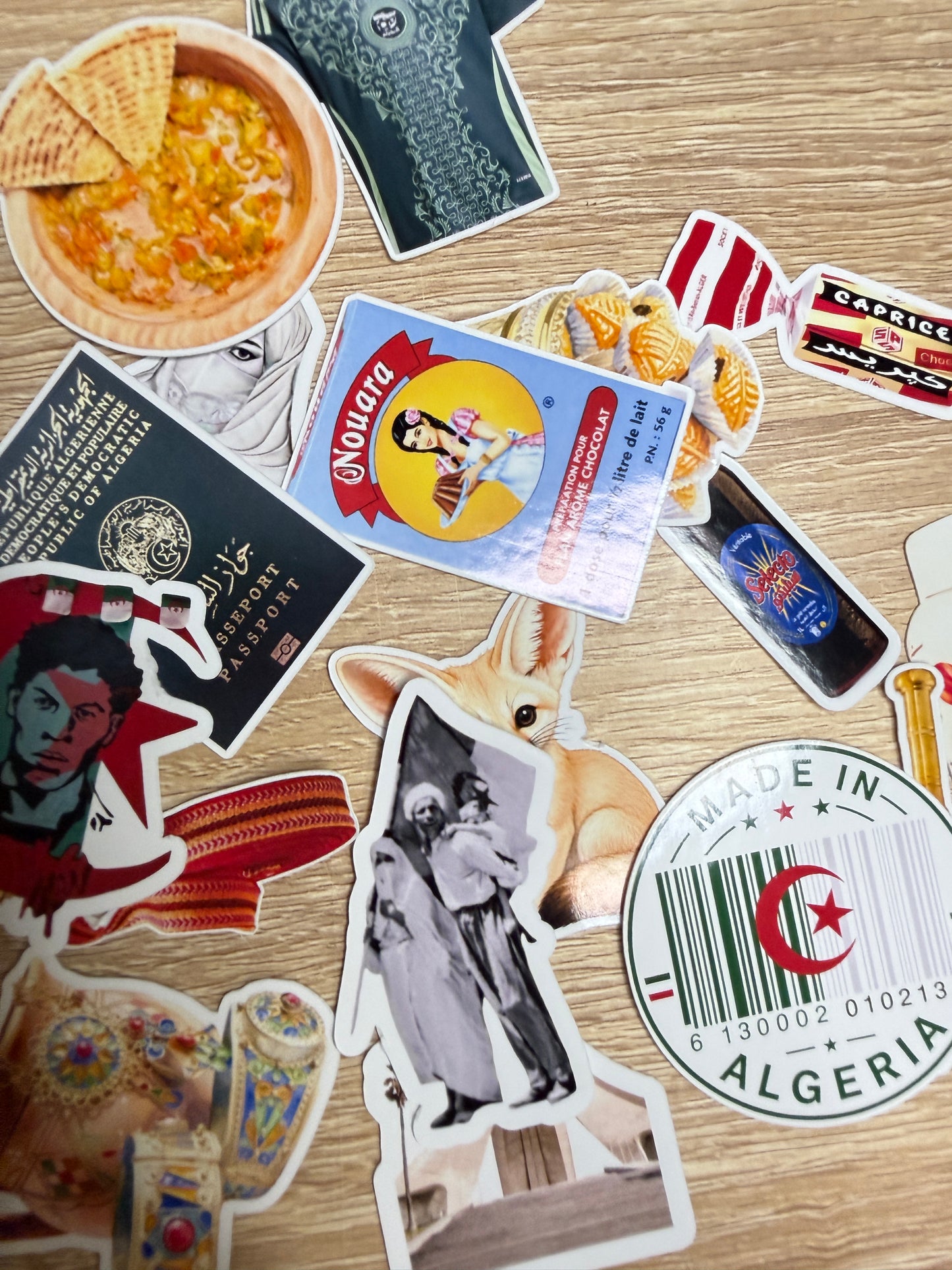 Pack 20 Stickers Algérie | Culture & Traditions