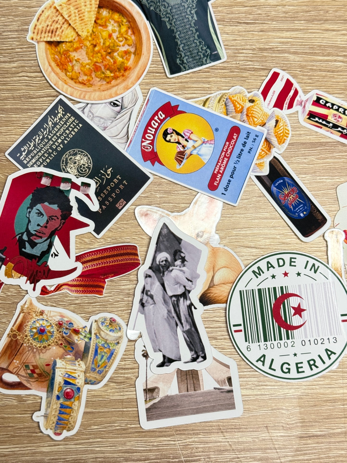 Pack 20 Stickers Algérie | Culture & Traditions